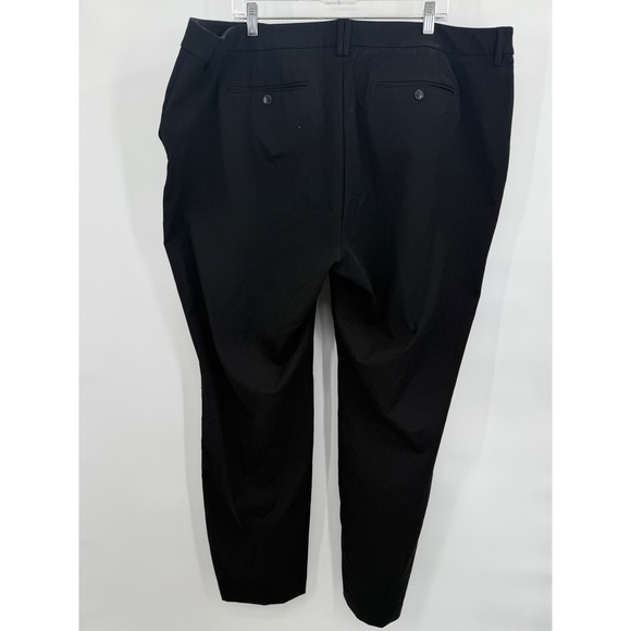 Eddie Bauer Women Black Curvy Fit Straight Leg Dress Pants Size 24Wx33 - Picture 2 of 7